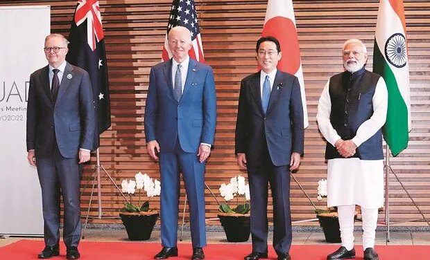 Quad countries make $50 billion infrastructure push for Indo-Pacific to counter China.
