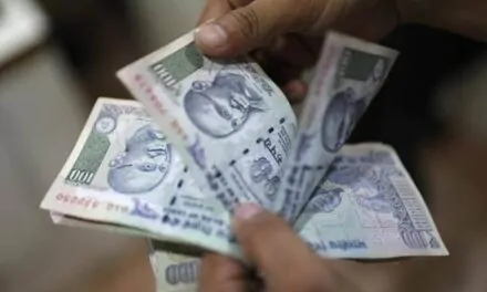 THE RUPEE RISES BY 12 PAISE AGAINST THE U.S. DOLLAR