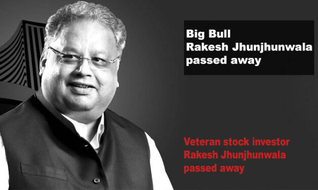 Veteran stock investor Rakesh Jhunjhunwala passed away in Mumbai.